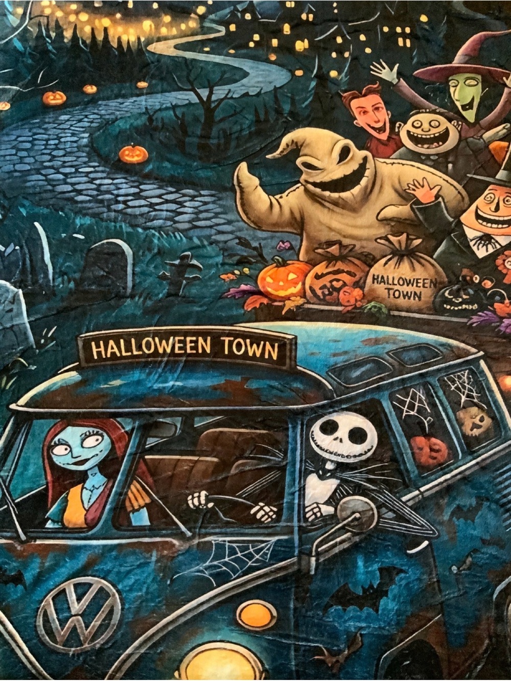 Nightmare Before Christmas Blanket